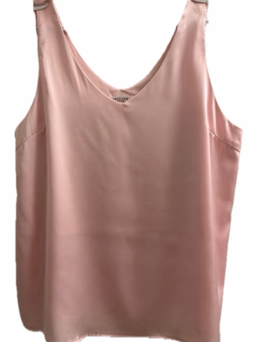 Silky Pink V-Neck Cami Top
